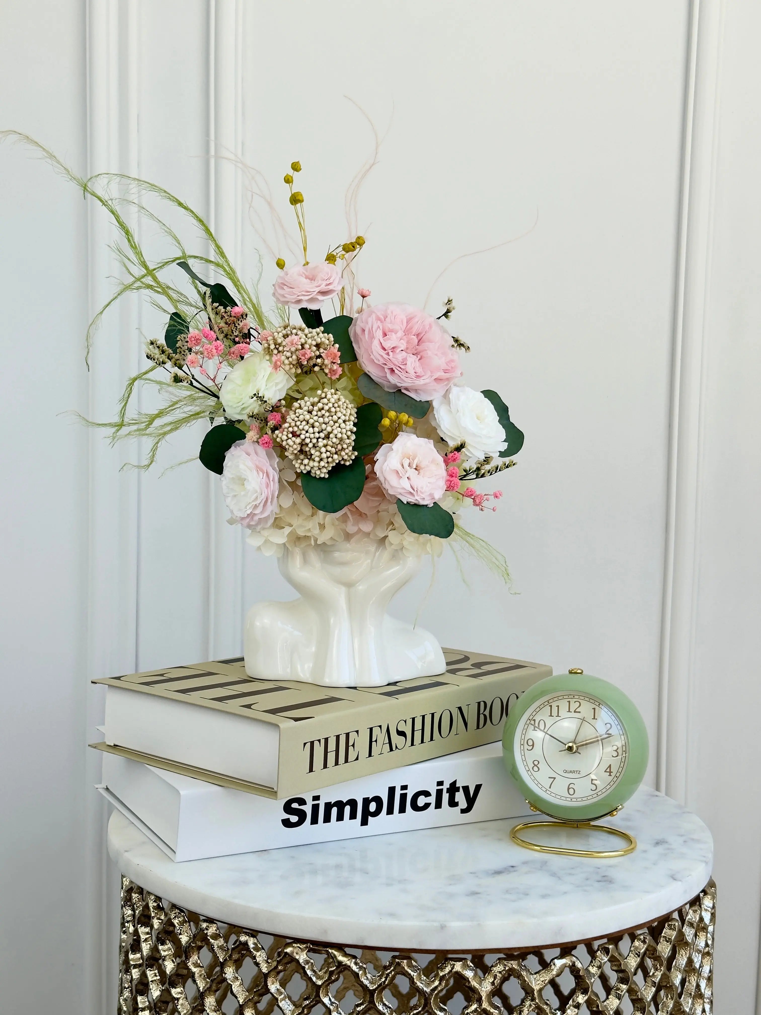Blooming Lady Preserved Arrangement – MIKONA Flowers LLC