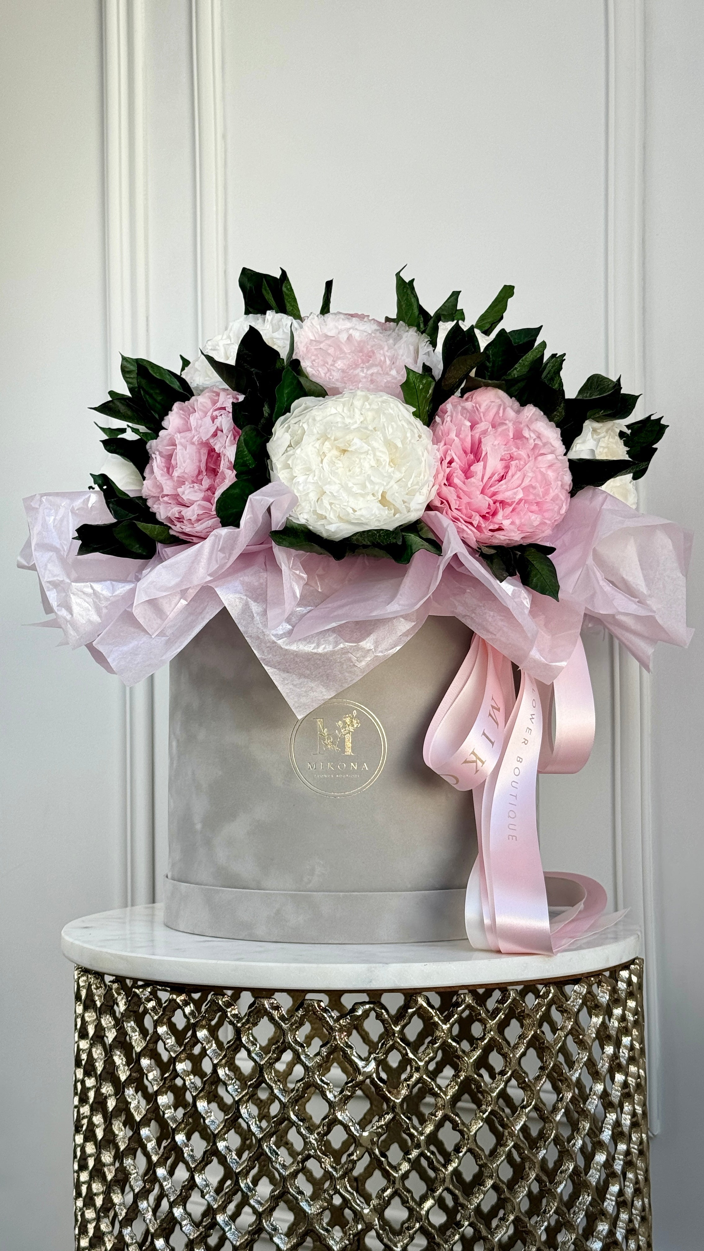 Peony Paradise Preserved Arrangement in Los Angeles – MIKONA