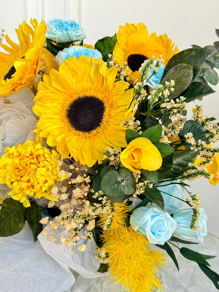 Golden Glow Basket