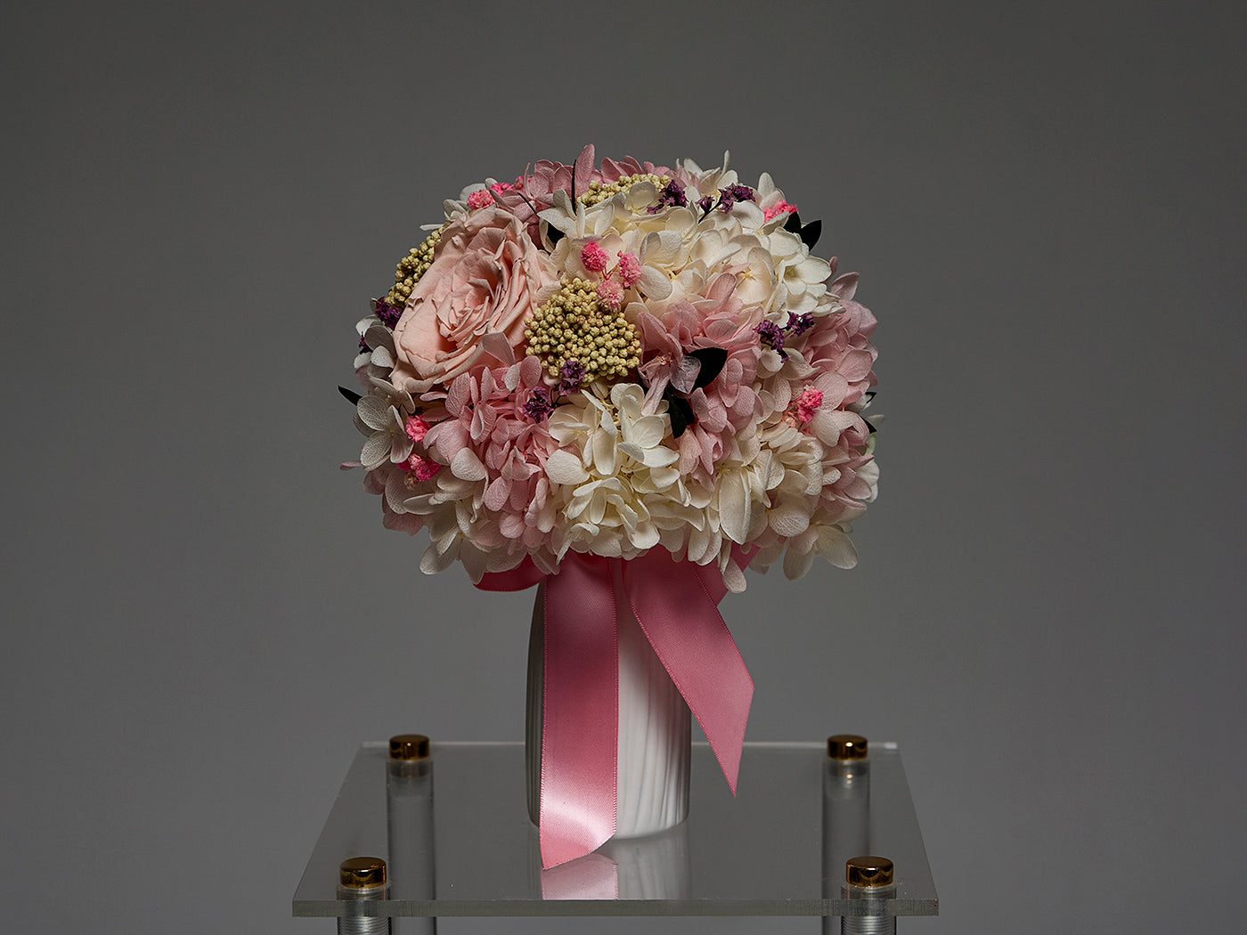 Petite and charming Tiny Treasures bouquet by MIKONA Flowers