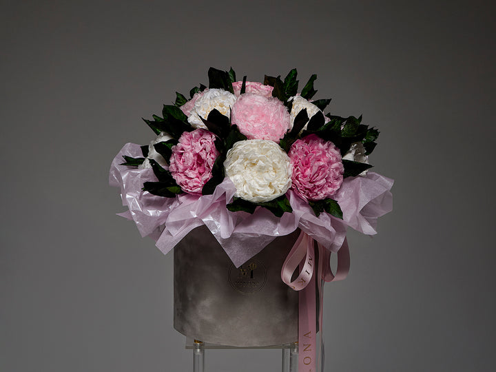 "Lush peony bouquet Peony Paradise by MIKONA Flowers"
