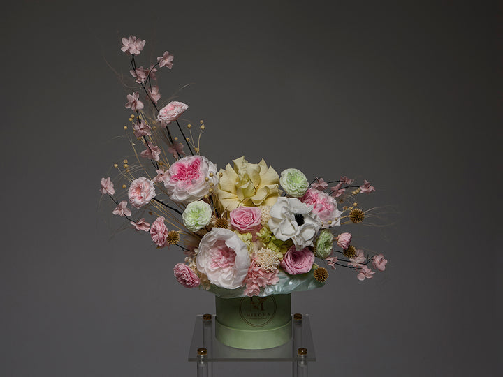 "Cherry blossom-inspired bouquet Sakura Grace by MIKONA Flowers"
