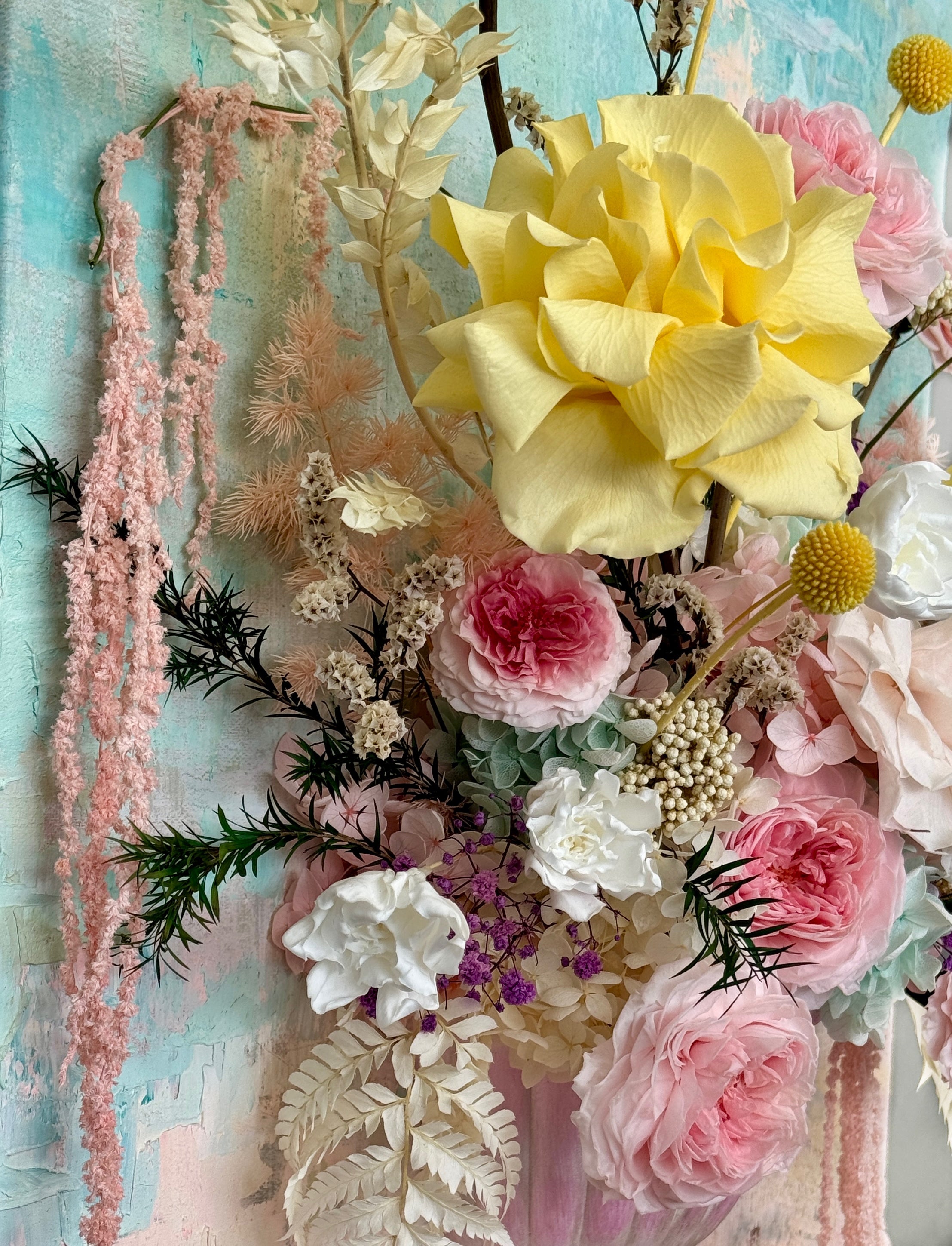 Living Canvas – 3D Preserved Floral Wall Art – MIKONA Flowers LLC