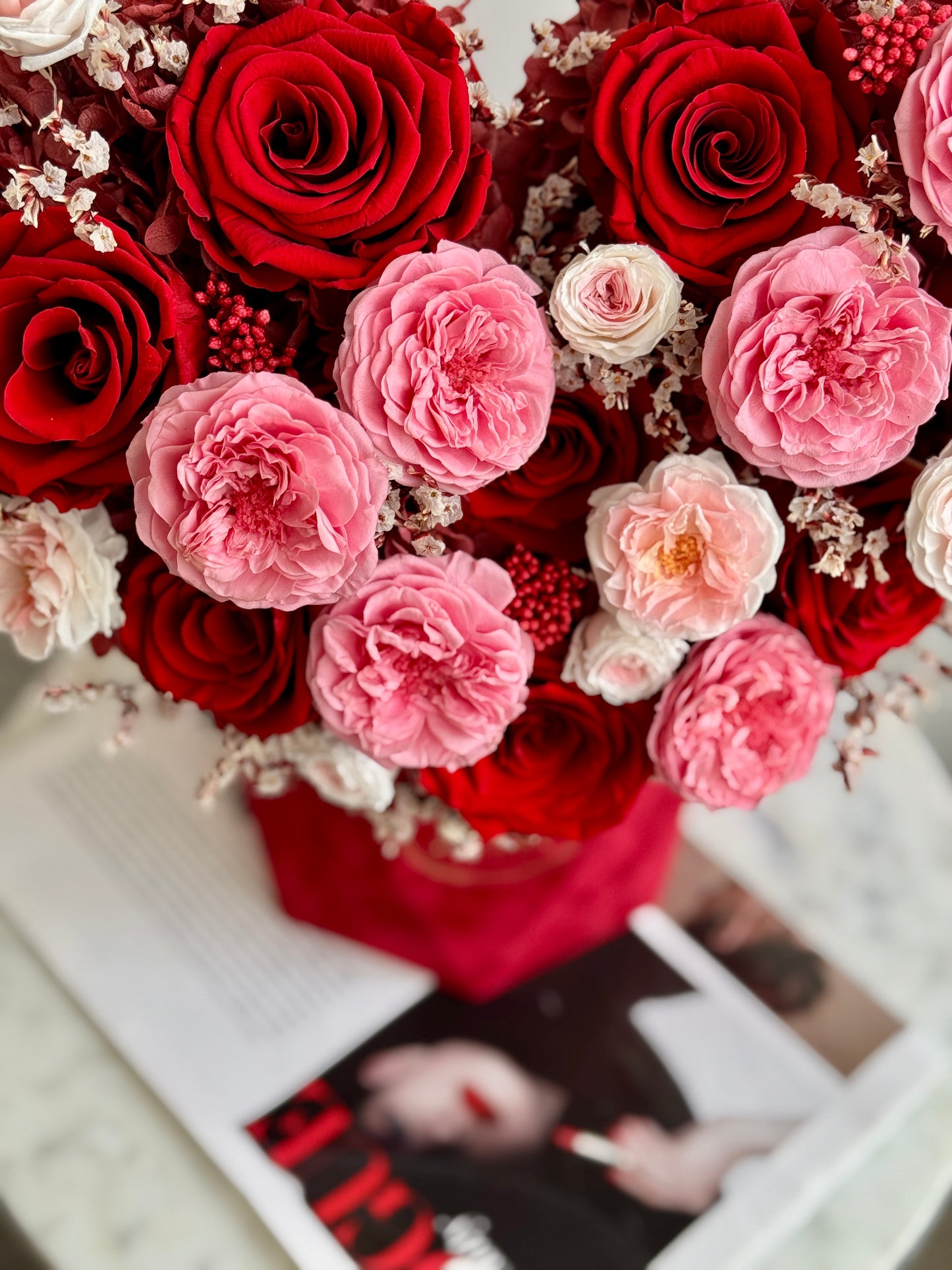 Arrow of Love
Preserved Flower Arrangement