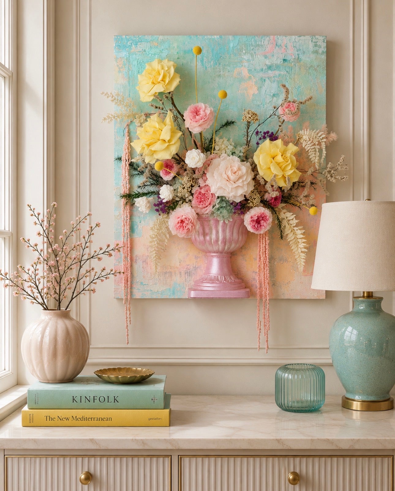 Living Canvas – 3D Preserved Floral Wall Art
