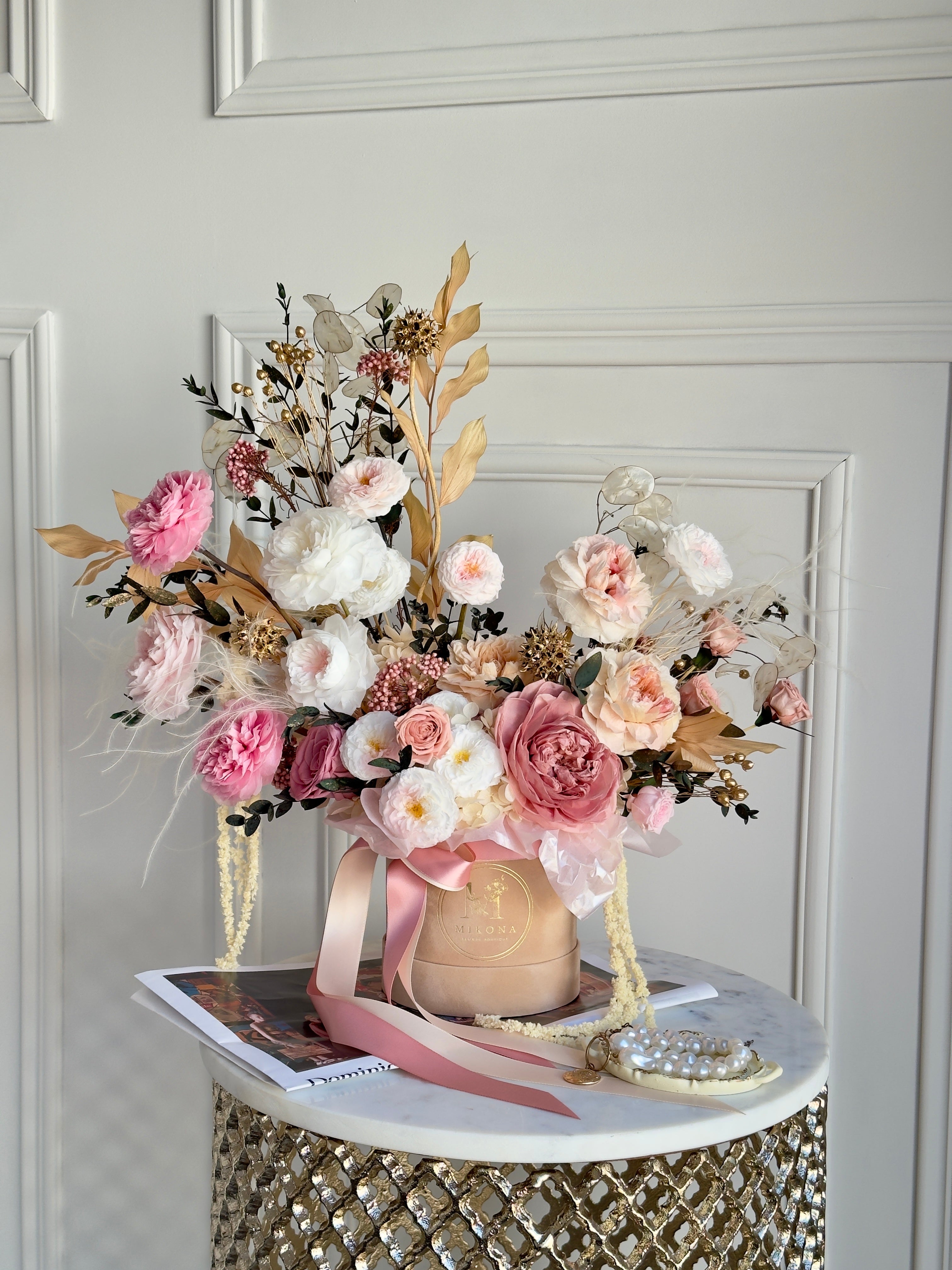 Peace of Mind Preserved Arrangement – MIKONA Flowers LLC